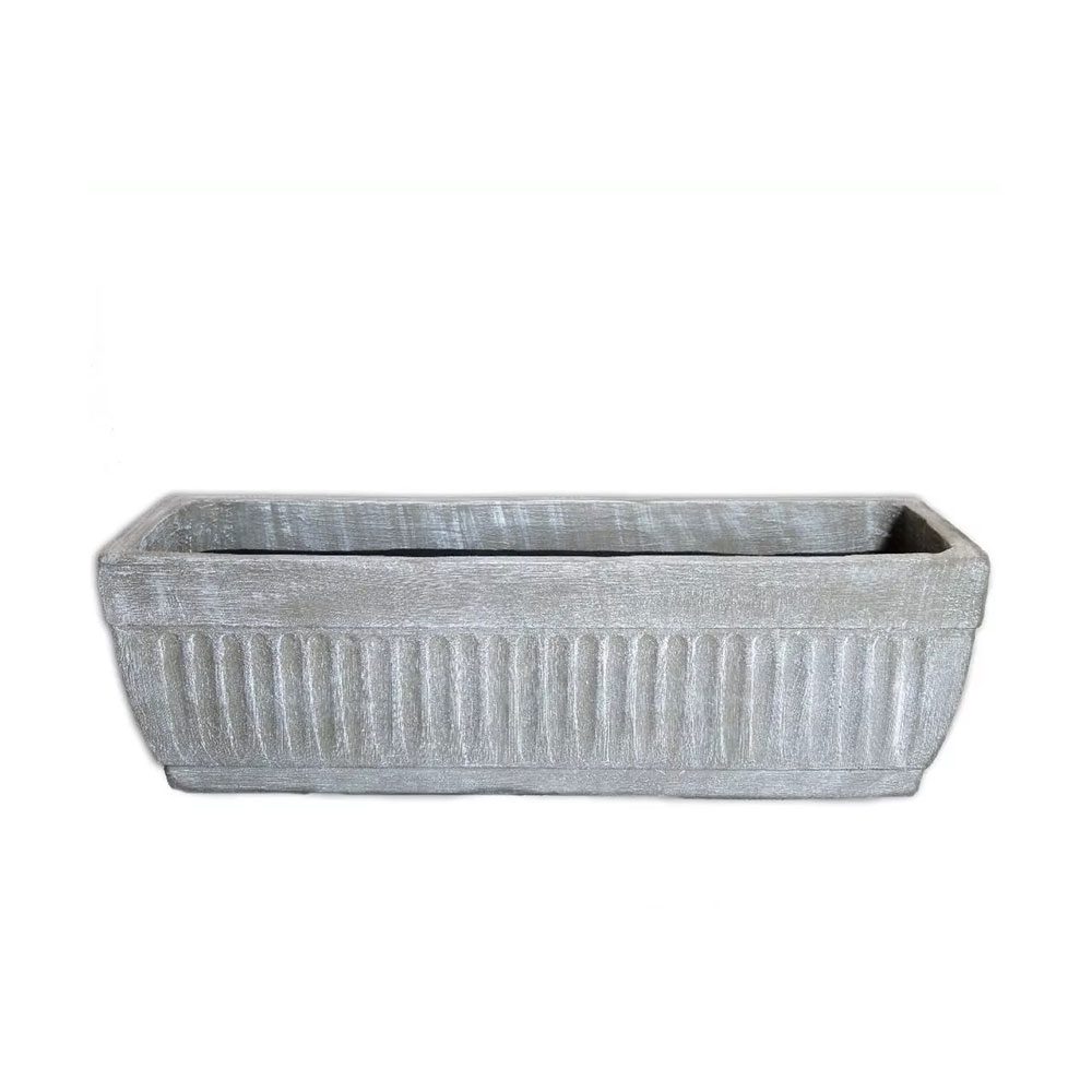 Decorative Wall Box Planter - Ribbed