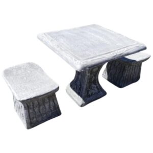 Small Chinese Table & 2 Stools Set