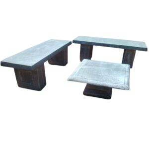 Concrete Zen Corner Table Set
