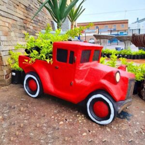 Vintage Truck Planter Pot