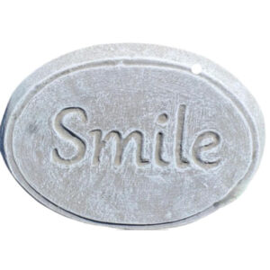 Smile Concrete Stepping Stone
