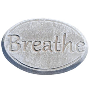 Breathe Concrete Stepping Stone
