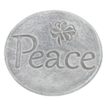 Peace Concrete Stepping Stone