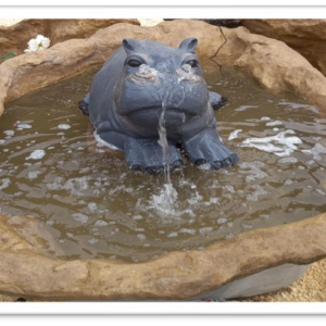 Betsy Baby, Stand & Betsy Pond Water Feature