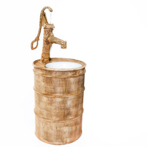 Drum Pump Water Feature