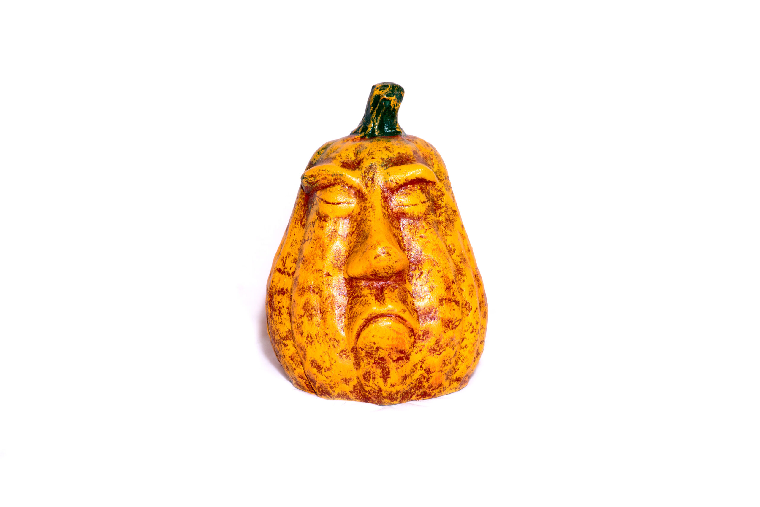 Long Face Pumpkin Ornament