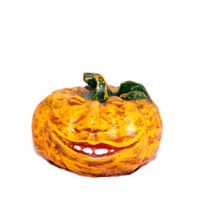 Fat Face Pumpkin Ornament