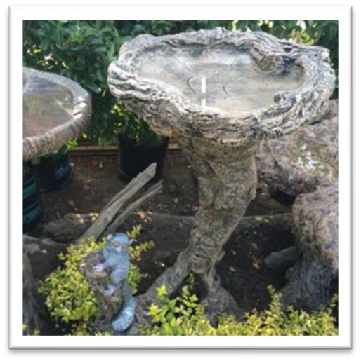 Nagapie Top & Stand Bird Bath