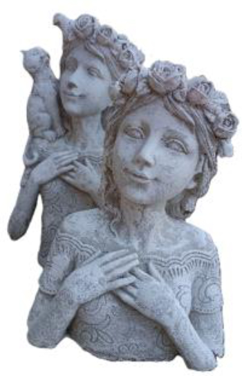 Cat Lady Garden Ornament
