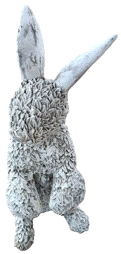 Textured Rabbit Garden Ornament