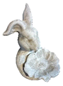 Flower Rabbit Garden Ornament
