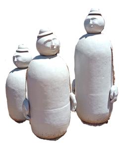Pot Man XL with Hat Garden Ornaments
