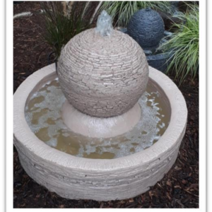 Slate Ballstone Fountain Set