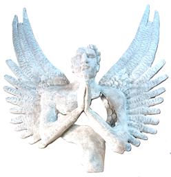 Flybust Praying Garden Ornament