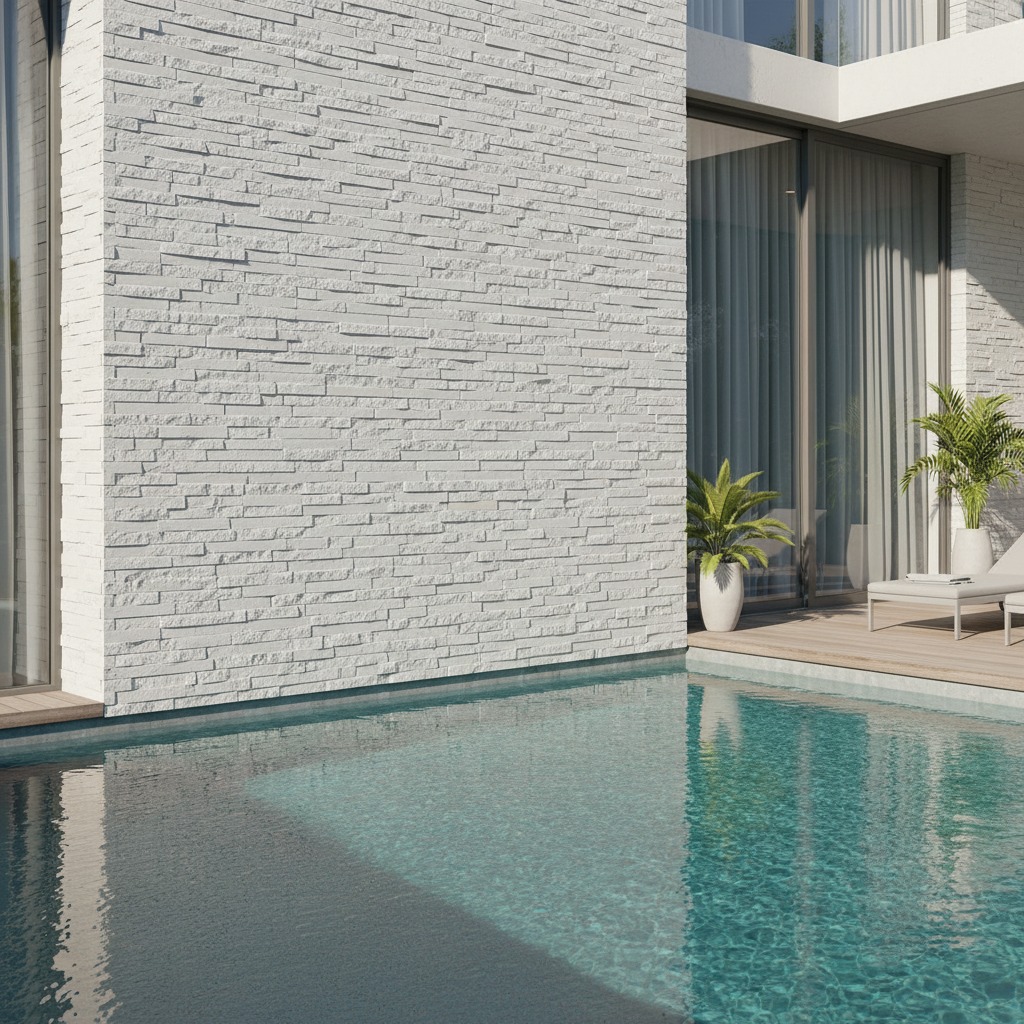 16 Piece Diamond Grey Interlocking Cladding